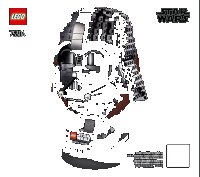 LEGO onderdeel Darth Vader Helmet 75304-1