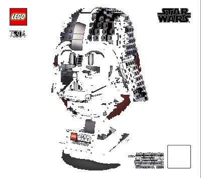LEGO onderdeel Darth Vader Helmet (75304-1)