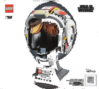 LEGO onderdeel Luke Skywalker (Red Five) Helmet (75327-1)