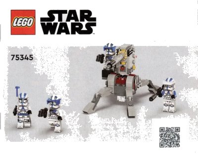 LEGO onderdeel 501st Clone Troopers Battle Pack (75345-1)