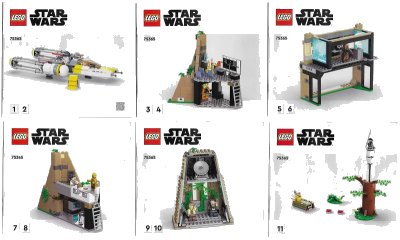 LEGO onderdeel Yavin 4 Rebel Base (75365-1)