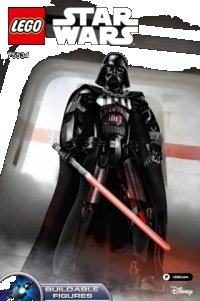LEGO part Darth Vader 75534-1