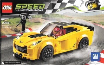 LEGO onderdeel Chevrolet Corvette Z06 (75870-1)