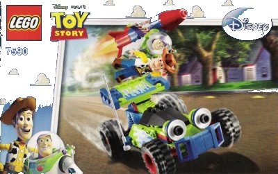 LEGO onderdeel Woody and Buzz to the Rescue (7590-1)