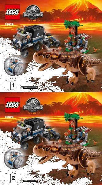 LEGO onderdeel Carnotaurus Gyrosphere Escape (75929-1)