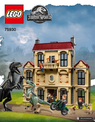 LEGO onderdeel Indoraptor Rampage at Lockwood Estate (75930-1)
