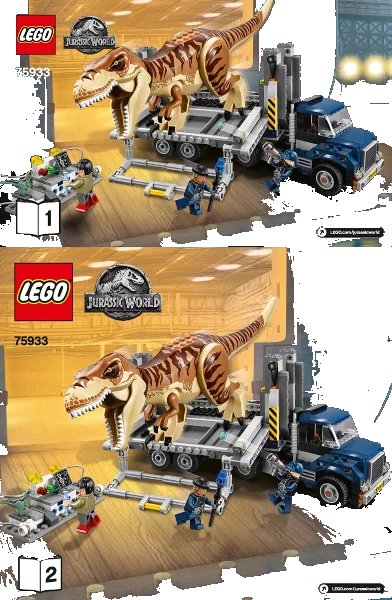 LEGO onderdeel T. rex Transport (75933-1)