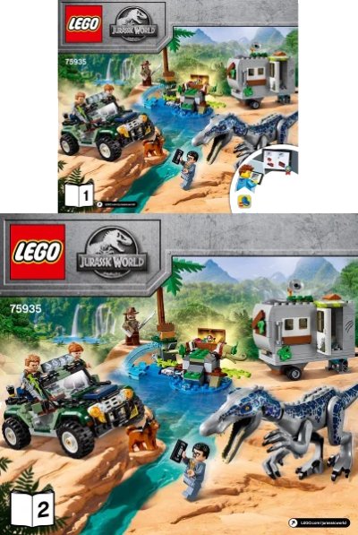 LEGO onderdeel Baryonyx Face-Off: The Treasure Hunt (75935-1)