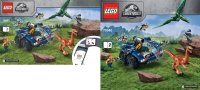 LEGO part Gallimimus and Pteranodon Breakout 75940-1