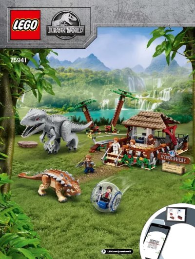 LEGO onderdeel Indominus rex vs. Ankylosaurus (75941-1)