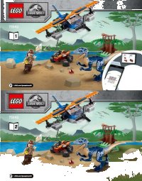 LEGO part Velociraptor: Biplane Rescue Mission 75942-1