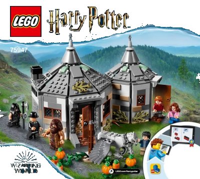 LEGO onderdeel Hagrid's Hut: Buckbeak's Rescue (75947-1)