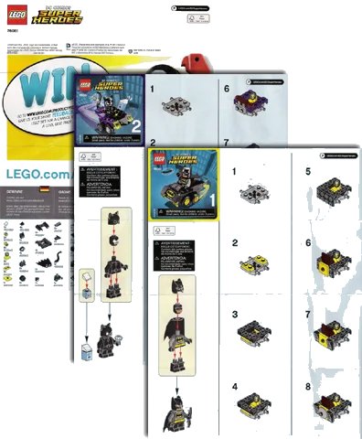 LEGO onderdeel Mighty Micros: Batman vs. Catwoman (76061-1)