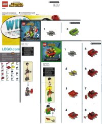 LEGO part Mighty Micros: Robin vs. Bane 76062-1