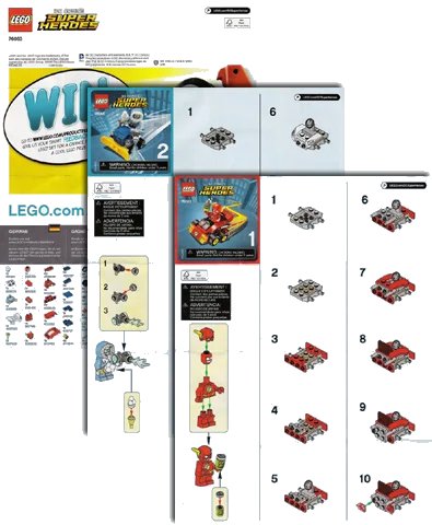 LEGO onderdeel Mighty Micros: The Flash vs. Captain Cold (76063-1)