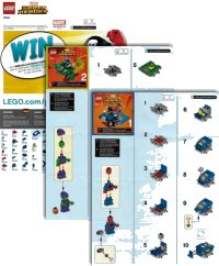 LEGO part Mighty Micros: Spider-Man vs. Green Goblin 76064-1