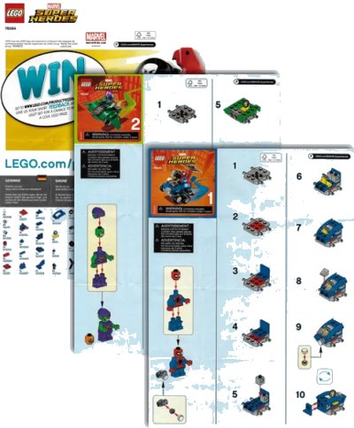 LEGO onderdeel Mighty Micros: Spider-Man vs. Green Goblin (76064-1)
