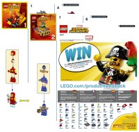 LEGO part Mighty Micros: Iron Man vs. Thanos 76072-1