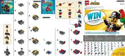 LEGO onderdeel Mighty Micros: Batman vs. Harley Quinn (76092-1)