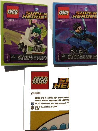 LEGO onderdeel Mighty Micros: Nightwing vs. The Joker (76093-1)