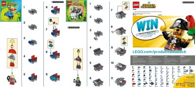 LEGO onderdeel Mighty Micros: Supergirl vs. Brainiac (76094-1)
