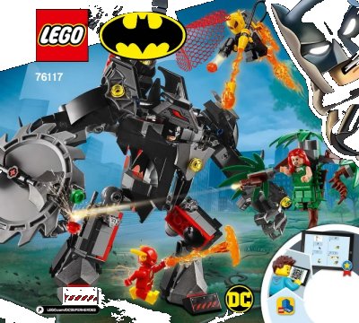 LEGO onderdeel Batman Mech vs. Poison Ivy Mech (76117-1)