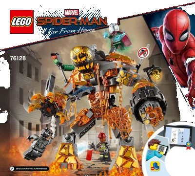 LEGO onderdeel Molten Man Battle (76128-1)