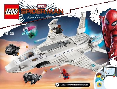 LEGO onderdeel Stark Jet and the Drone Attack (76130-1)