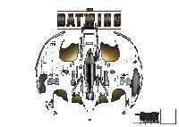 LEGO onderdeel 1989 Batwing 76161-1