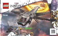 LEGO onderdeel Black Panther Dragon Flyer 76186-1