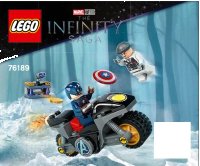 LEGO part Captain America and Hydra Face-Off 76189-1