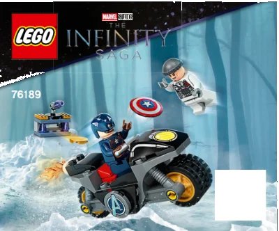 LEGO onderdeel Captain America and Hydra Face-Off (76189-1)