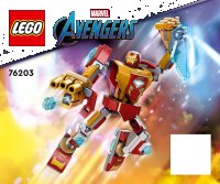 LEGO onderdeel Iron Man Mech Armor 76203-1