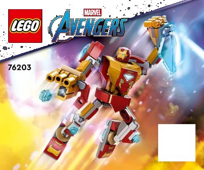 LEGO onderdeel Iron Man Mech Armor (76203-1)