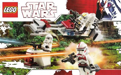LEGO part Clone Troopers Battle Pack (7655-1)