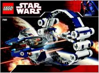 LEGO part Jedi Starfighter with Hyperdrive Booster Ring 7661-1
