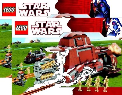 LEGO onderdeel Trade Federation MTT (7662-1)