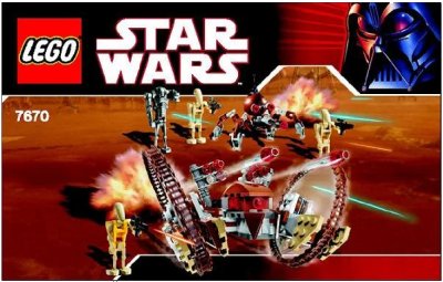 LEGO onderdeel Hailfire Droid & Spider Droid (7670-1)
