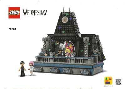 LEGO onderdeel Wednesday & Enid's Dorm Room (76781-1)