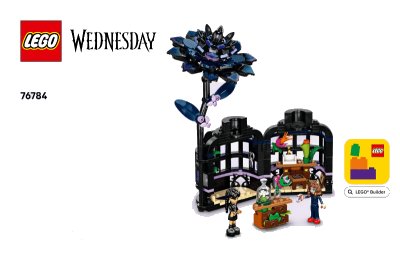 LEGO onderdeel Black Dahlia Flower (76784-1)