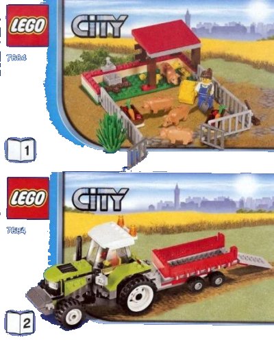 LEGO onderdeel Pig Farm & Tractor (7684-1)
