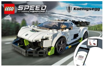 LEGO onderdeel Koenigsegg Jesko (76900-1)