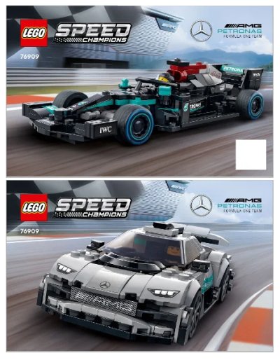 LEGO onderdeel Mercedes-AMG F1 W12 E Performance & Mercedes-AMG Project One (76909-1)