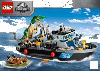 LEGO onderdeel Baryonyx Dinosaur Boat Escape 76942-1
