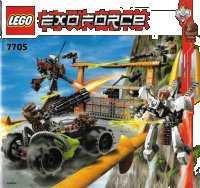 LEGO part Gate Assault 7705-1