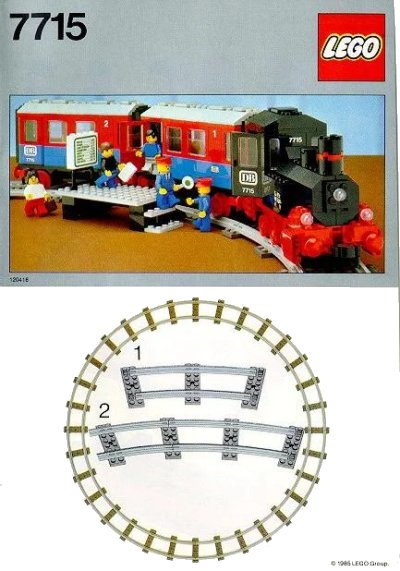 LEGO onderdeel Push-Along Passenger Steam Train (7715-1)