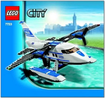 LEGO onderdeel Police Pontoon Plane (7723-1)