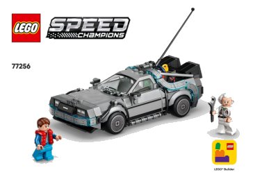 LEGO part Time Machine from Back to the Future (77256-1)