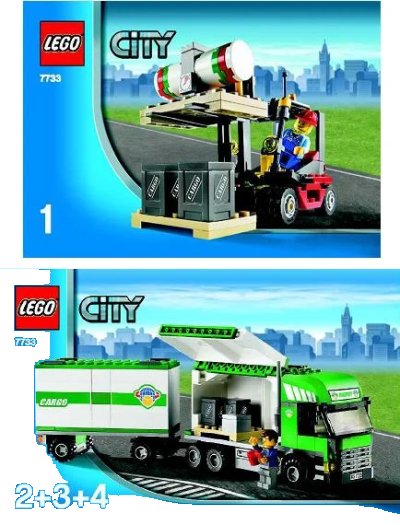 LEGO onderdeel Truck & Forklift (7733-1)
