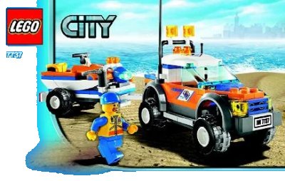 LEGO onderdeel Coast Guard 4WD & Jet Scooter (7737-1)